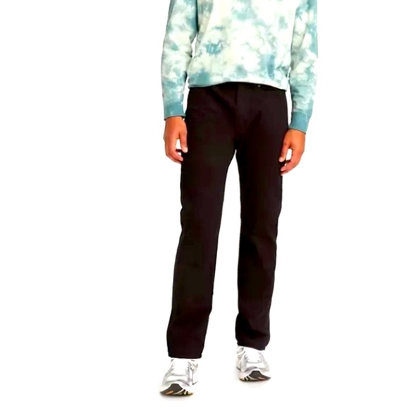 Levi's Men's Black 505 Jeans Size 34x30 Straight Leg NWT - Picture 1 of 3